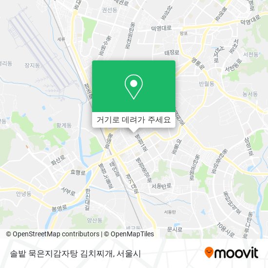 솔밭 묵은지감자탕 김치찌개 지도