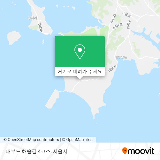 대부도 해솔길 4코스 지도