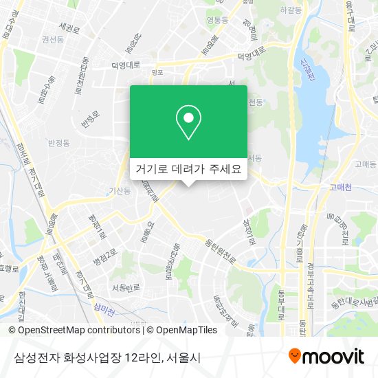 삼성전자 화성사업장 12라인 지도