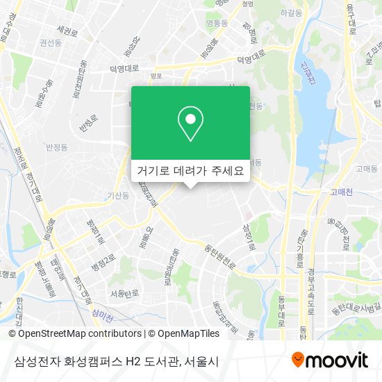 삼성전자 화성캠퍼스 H2 도서관 지도