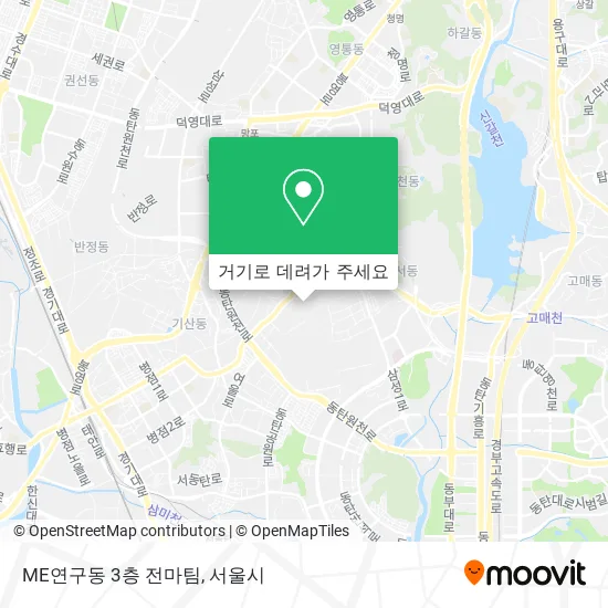 ME연구동 3층 전마팀 지도