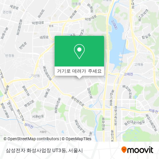 삼성전자 화성사업장 UT3동 지도