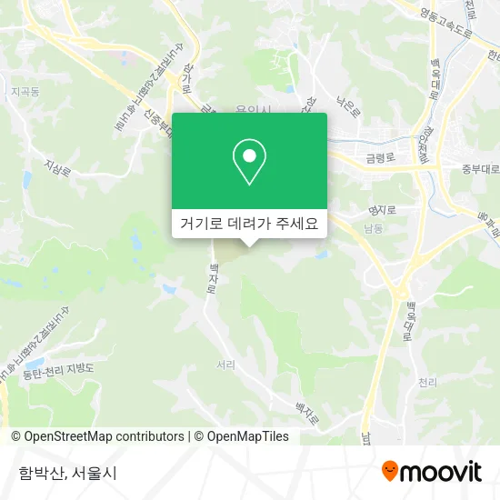 함박산 지도
