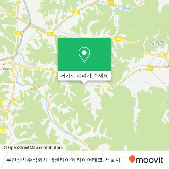 루틴상사주식회사 넥센타이어 타이어테크 지도