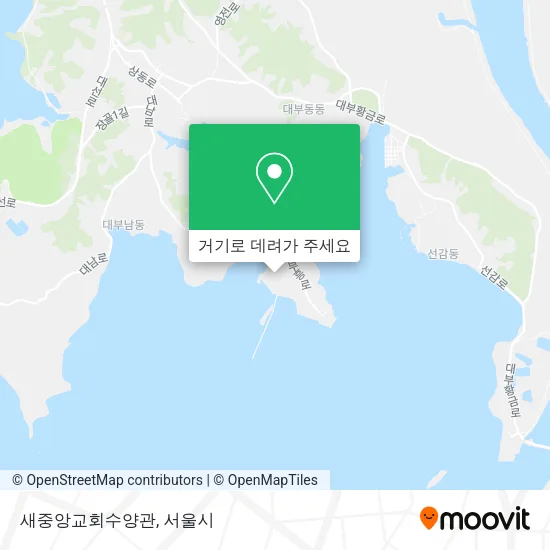새중앙교회수양관 지도
