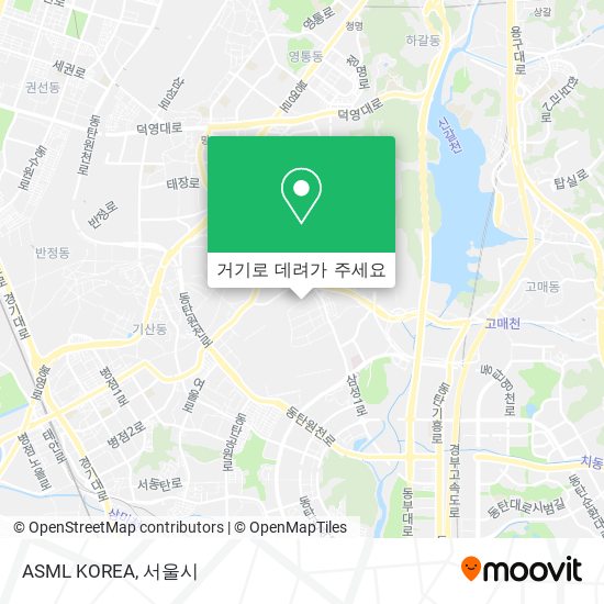 ASML  KOREA 지도