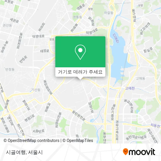 시골여행 지도