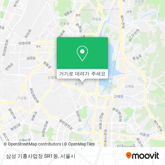 삼성 기흥사업장 SR1동 지도