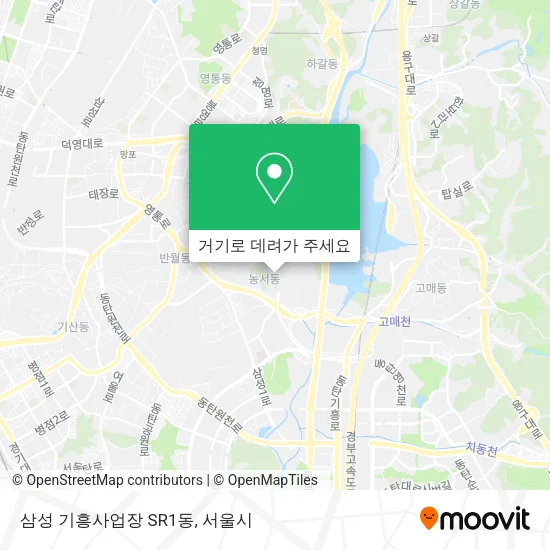 삼성 기흥사업장 SR1동 지도