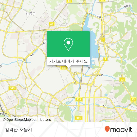 감악산 지도