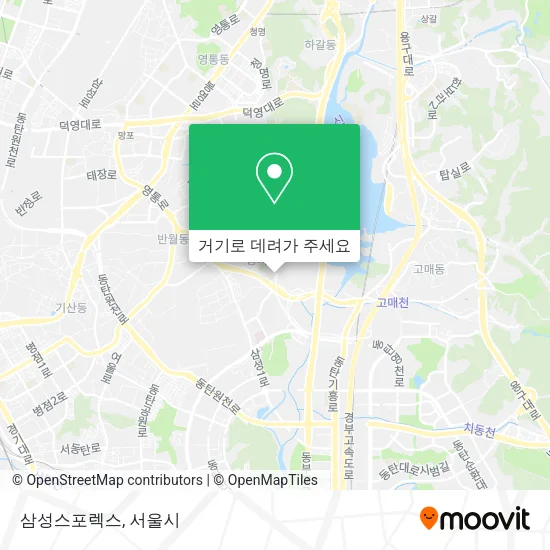 삼성스포렉스 지도