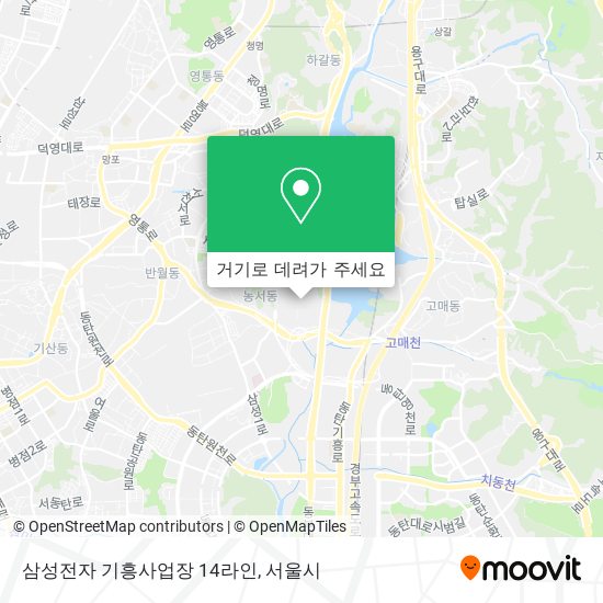 삼성전자 기흥사업장 14라인 지도