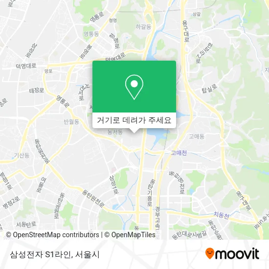 삼성전자 S1라인 지도