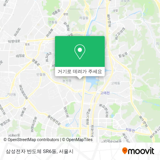 삼성전자 반도체 SR6동 지도