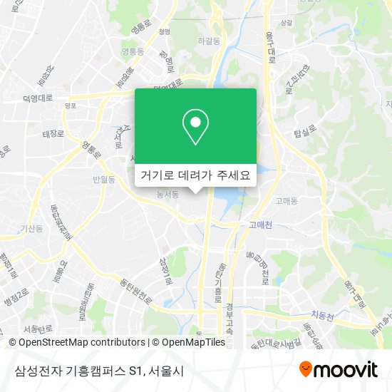 삼성전자 기흥캠퍼스 S1 지도