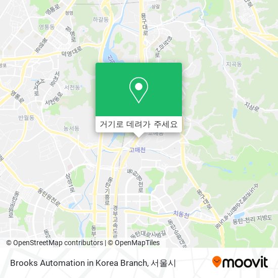 Brooks Automation in Korea Branch 지도