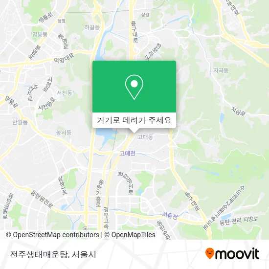 전주생태매운탕 지도