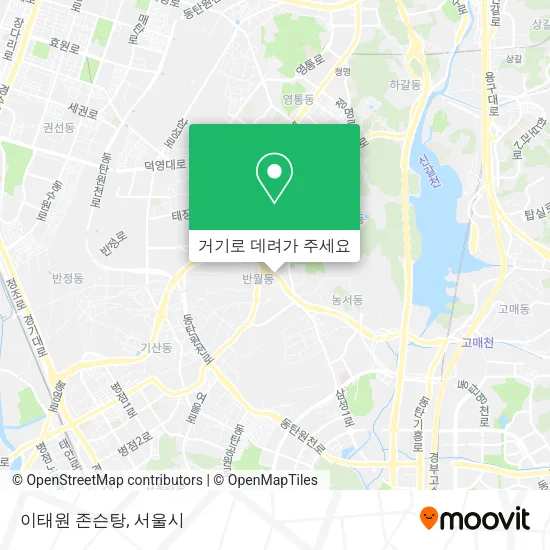 이태원 존슨탕 지도