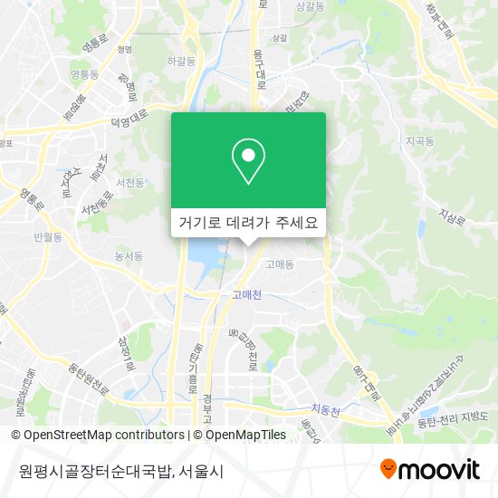 원평시골장터순대국밥 지도