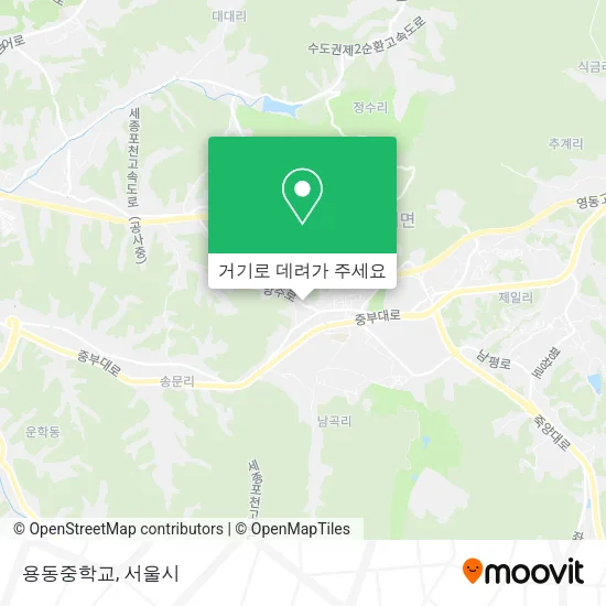 용동중학교 지도