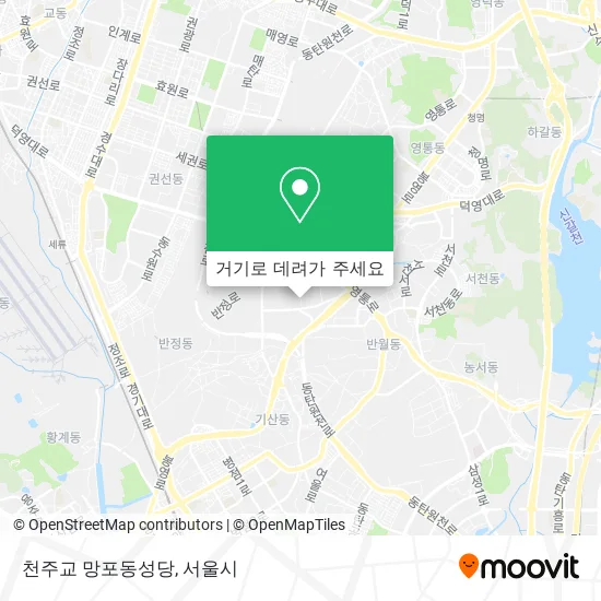 천주교 망포동성당 지도