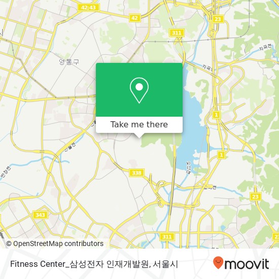 Fitness Center_삼성전자 인재개발원 지도