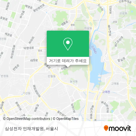 삼성전자 인재개발원 지도