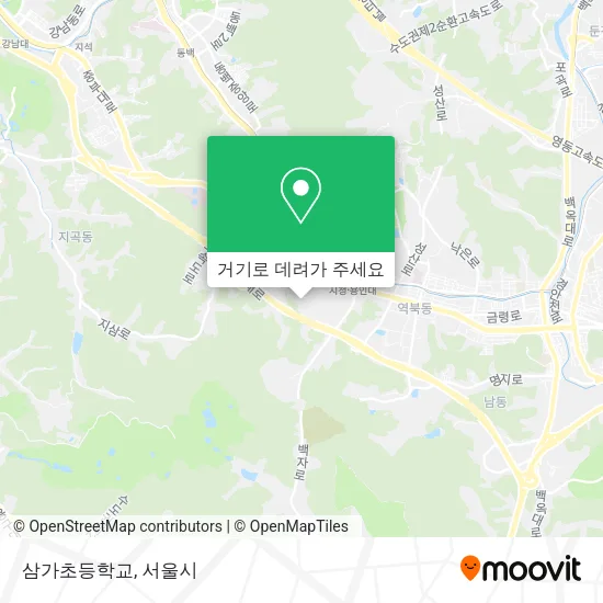삼가초등학교 지도