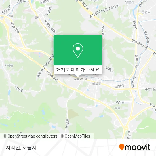 지리산 지도