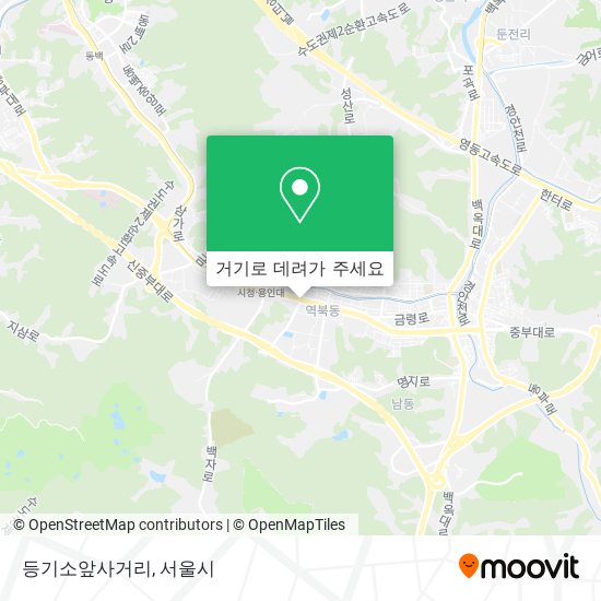 등기소앞사거리 지도