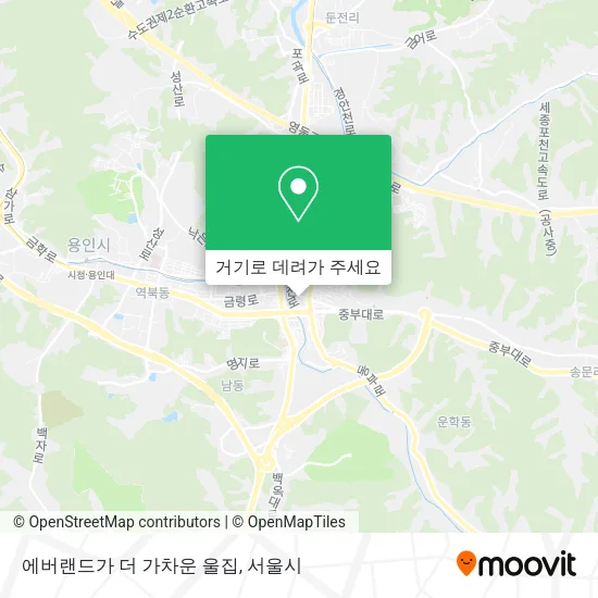 에버랜드가 더 가차운 울집 지도