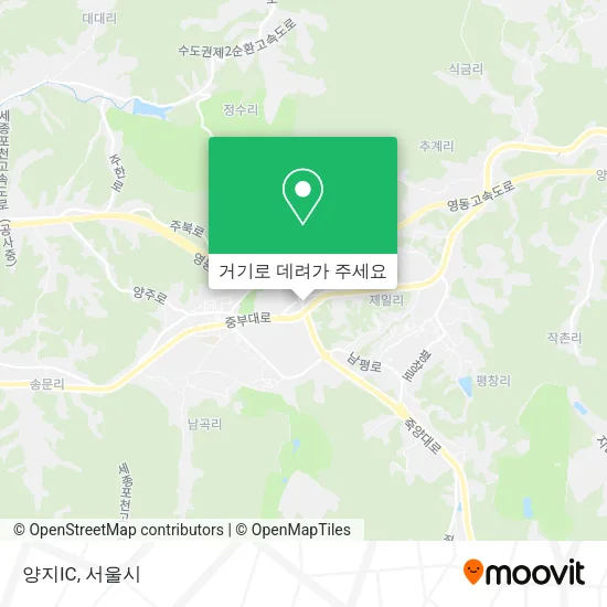 양지IC 지도