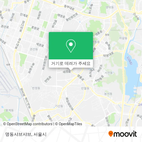 명동샤브샤브 지도