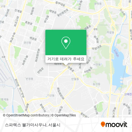 스파렉스 불가마사우나 지도