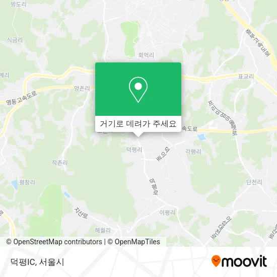덕평IC 지도