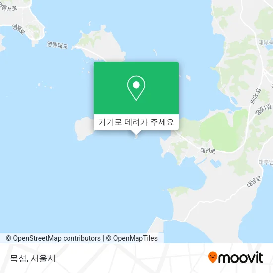 목섬 지도