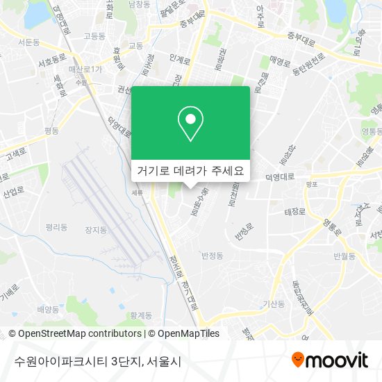 수원아이파크시티 3단지 지도