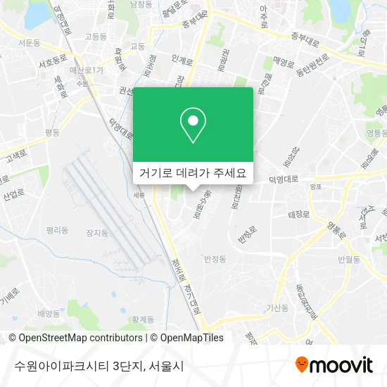 수원아이파크시티 3단지 지도