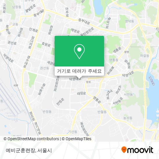 예비군훈련장 지도