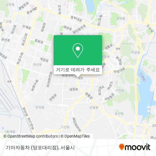 기아자동차 (망포대리점) 지도
