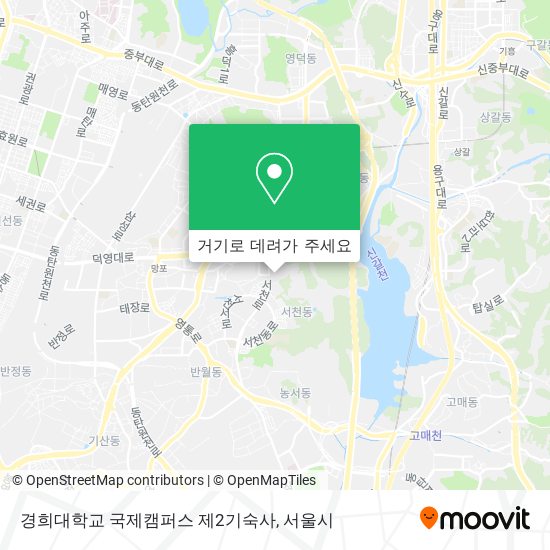 경희대학교 국제캠퍼스 제2기숙사 지도