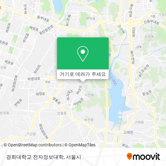 경희대학교 전자정보대학 지도