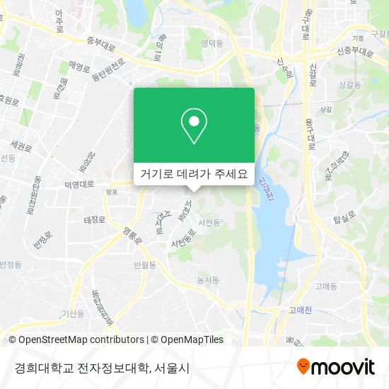 경희대학교 전자정보대학 지도