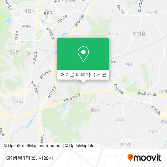 SK행복1마을 지도
