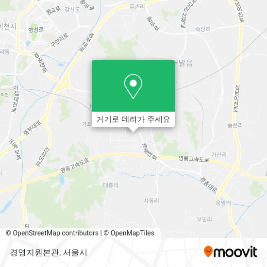 경영지원본관 지도