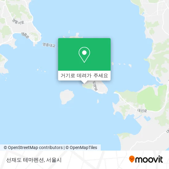 선재도 테마펜션 지도