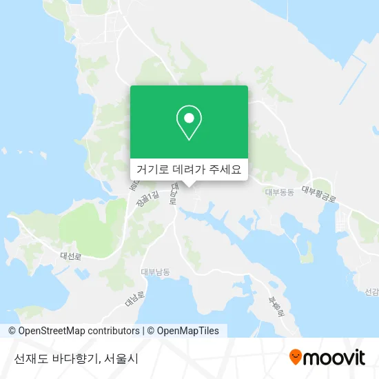선재도 바다향기 지도