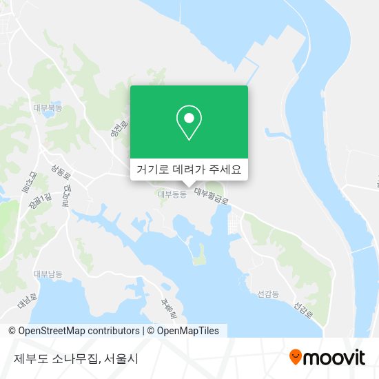 제부도 소나무집 지도