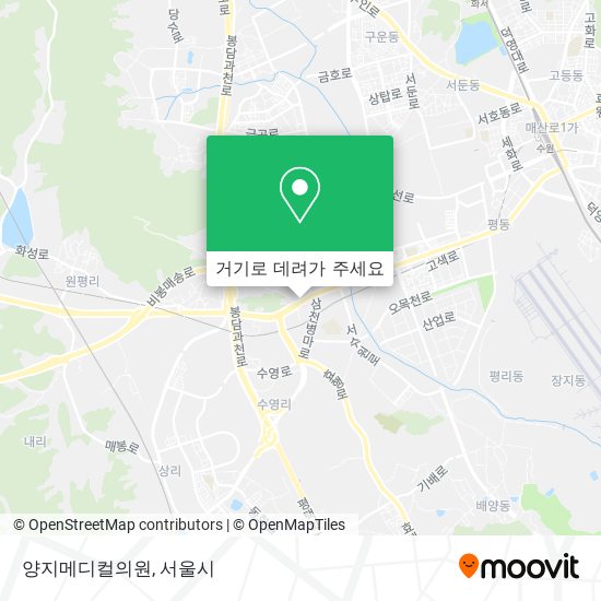 양지메디컬의원 지도