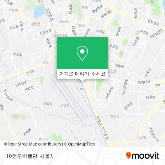 10전투비행단 지도